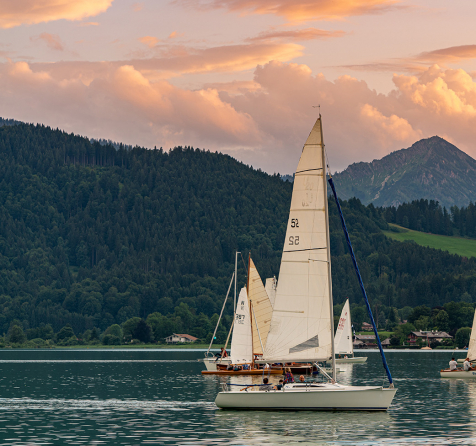 Segelboote Frühling