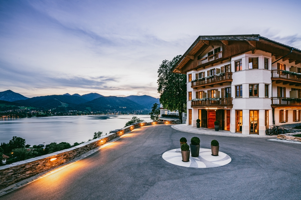 Hotel forecourt Haus Tegernsee