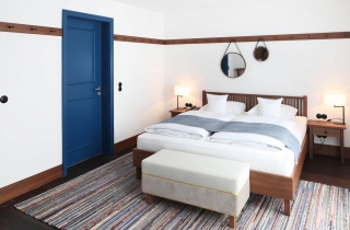 Puristic double room