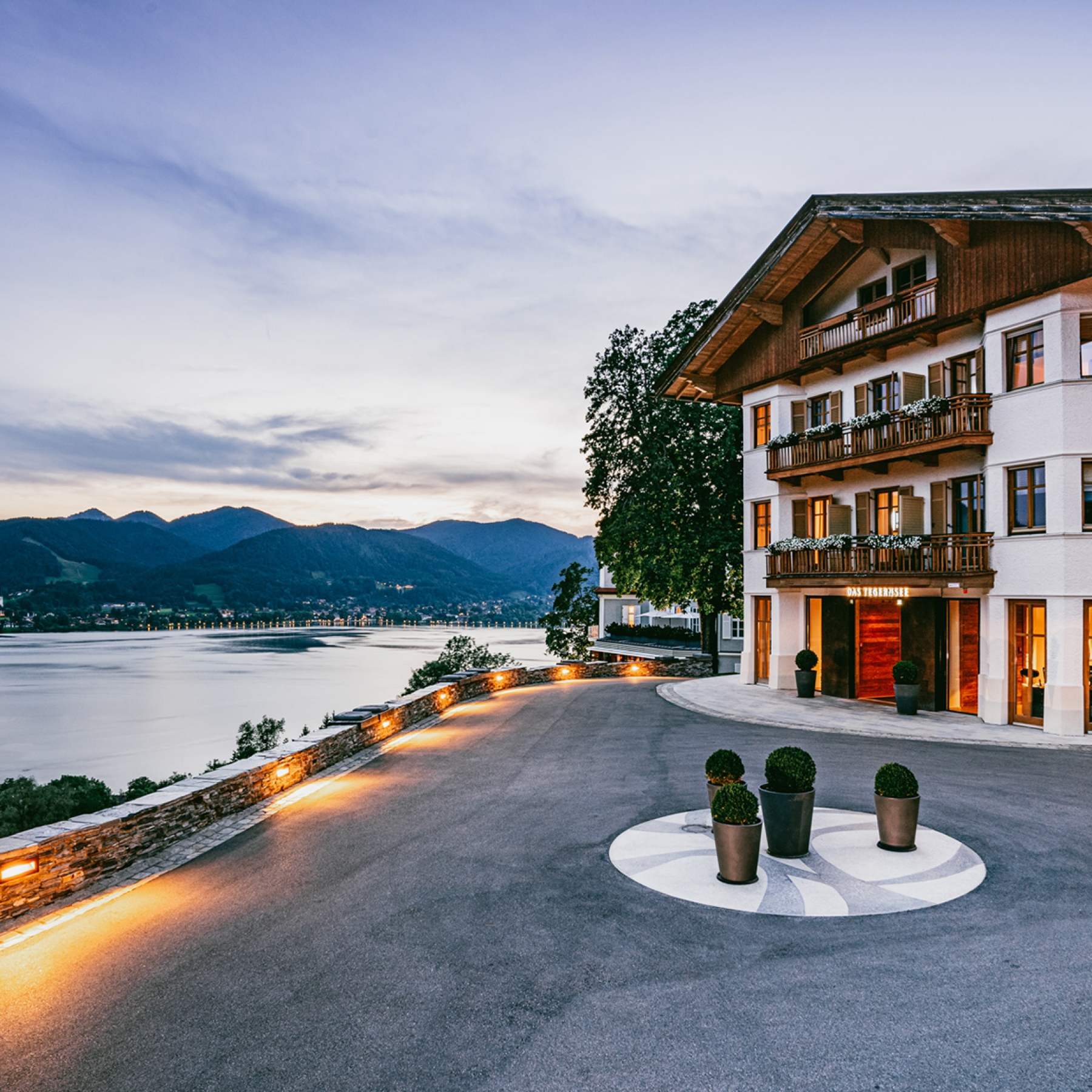 Hotel forecourt Haus Tegernsee